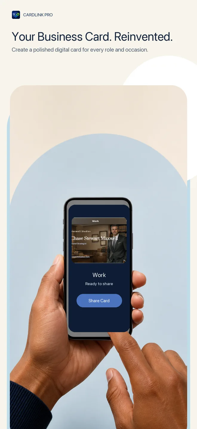 CardLink Pro digital business card gallery